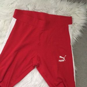 Red Puma Leggings